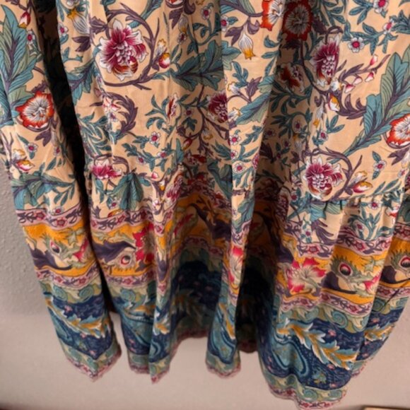 Falda Maxi Boho Floral de Verano (Boho Floral Summer Maxi Skirt) - Picture 5 of 8